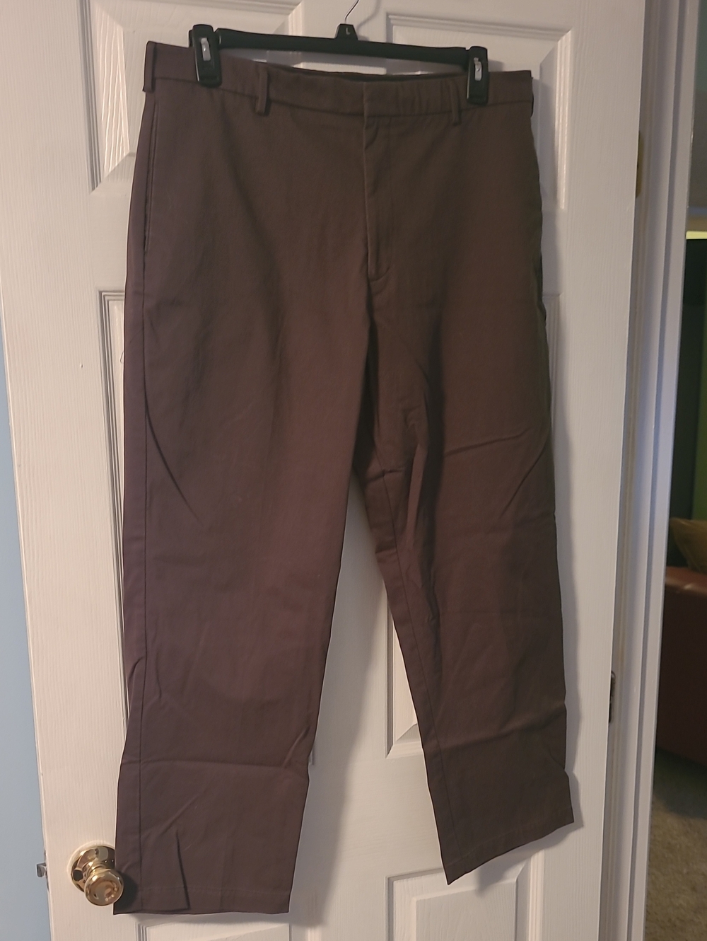 Men's Brown Straight-Leg Dress Pants Dockers 36x30